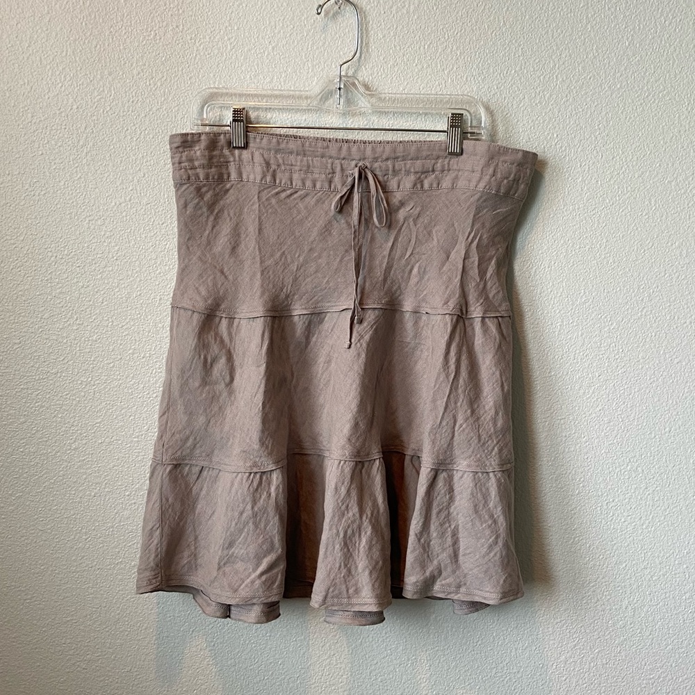 Nordstrom Cason Linen Skirt